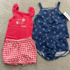 NWT Carters outfits